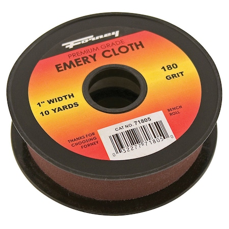 Forney Emerycloth1"X10Yd 180Grt 71805